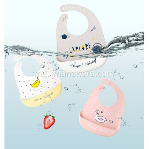 FDA Comfortable Silicone Food Bib